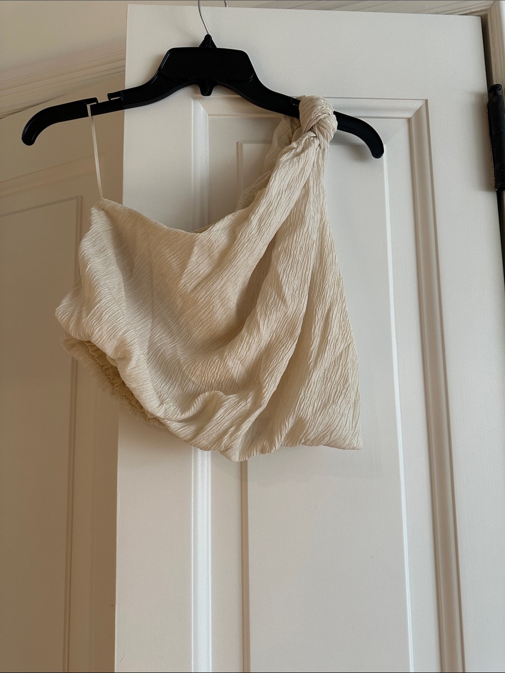 Cropped off the shoulder top
